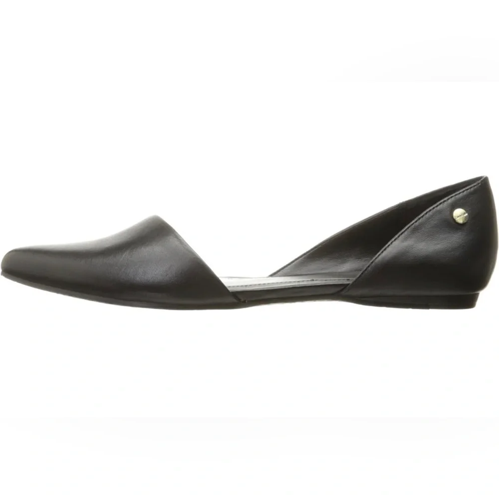 Calvin Klein Women's Hillaria Ballet Flat Black 9